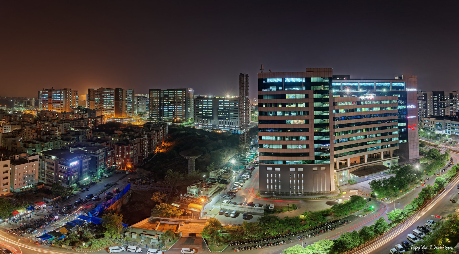 Hyderabad Night Skyline